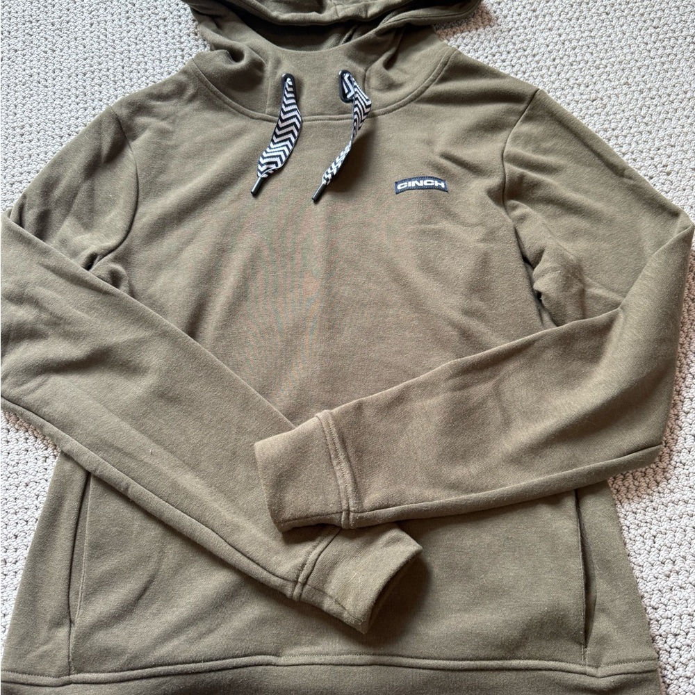 Cinch pullover hoodie